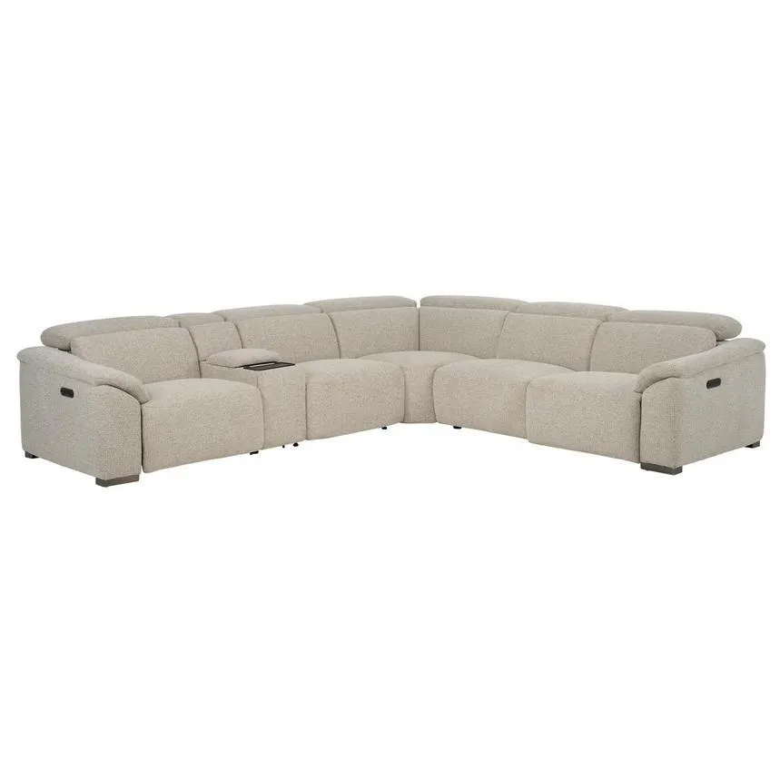 Power Reclining Sectional with 6PCS/2PWR