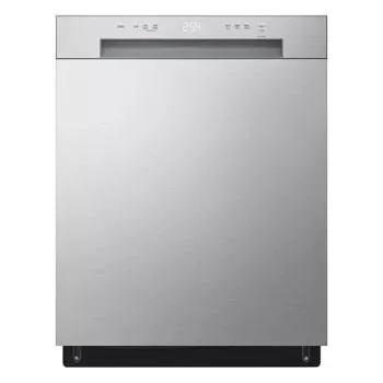 24-inch Wide Front Control Dishwasher in Stainless Look - LDFC2423V