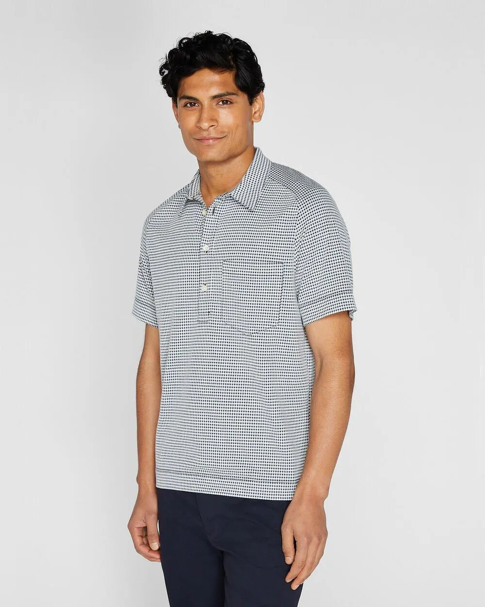 Seersucker Knit Popover