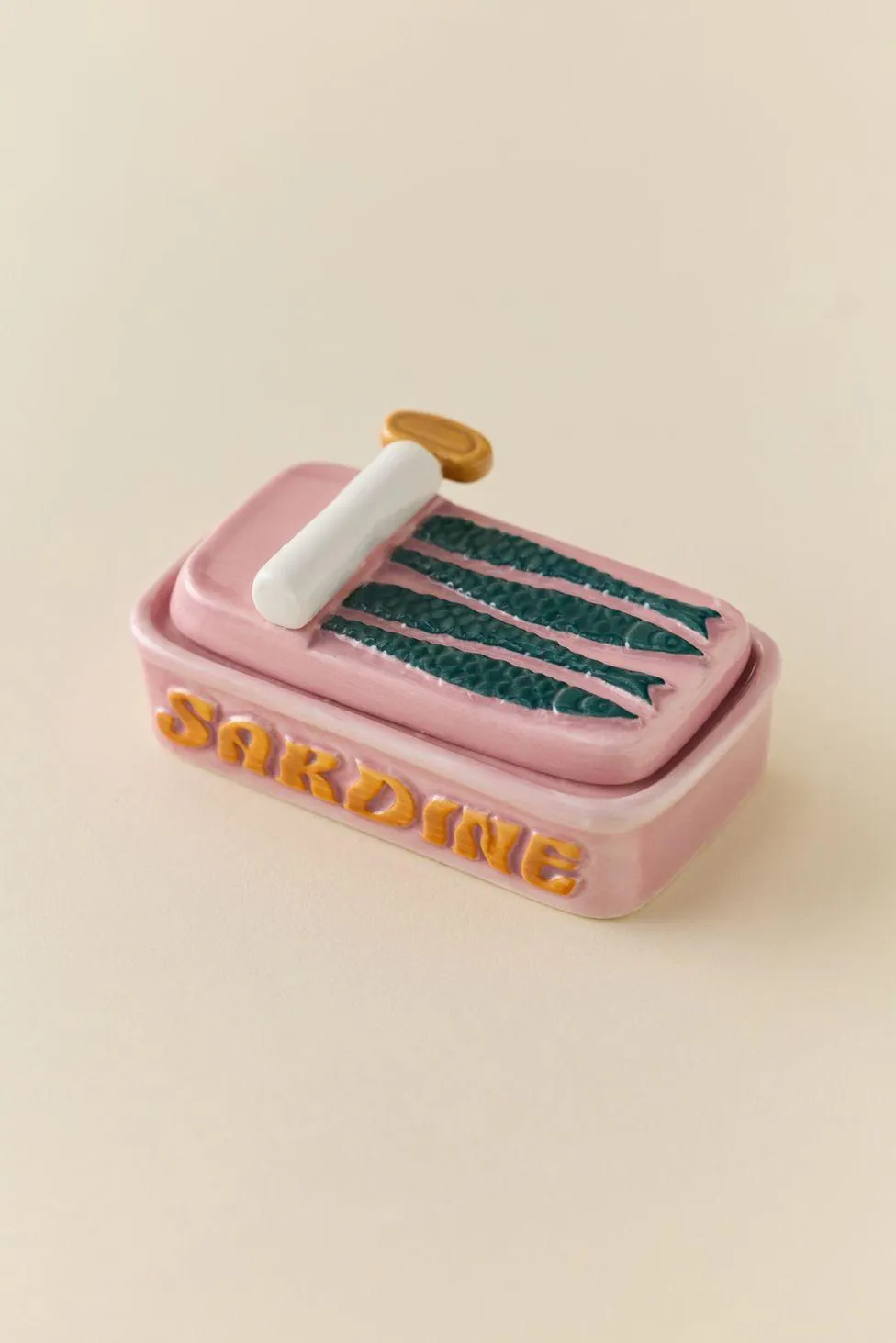 Sardine Ceramic Trinket Box
