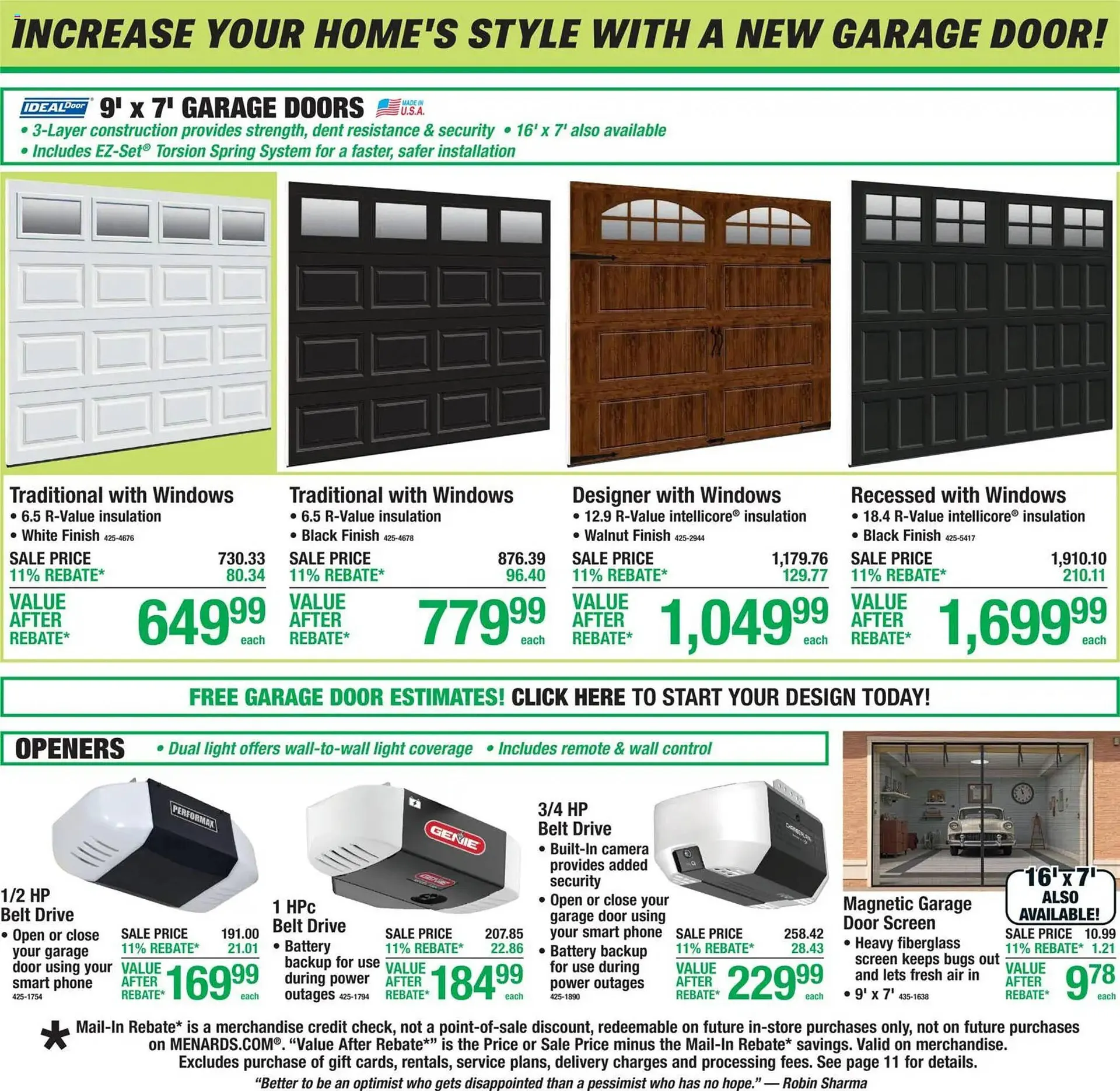 Weekly promotion Menards weekly ad spanning from April 8 to April 14 2026 - Page 4 for Catalogue 365