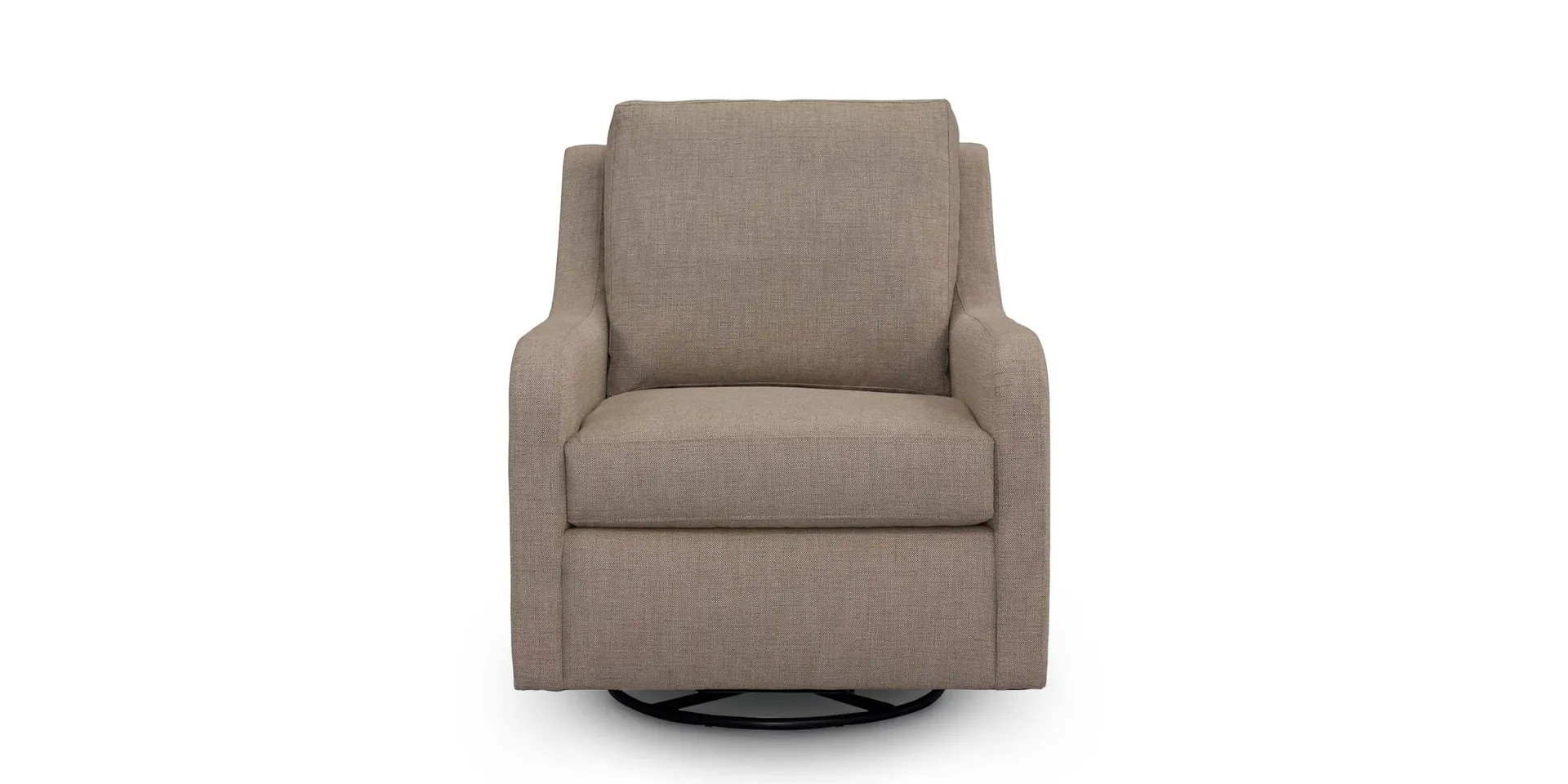 Scarlett Slope Arm Swivel Glider Chair