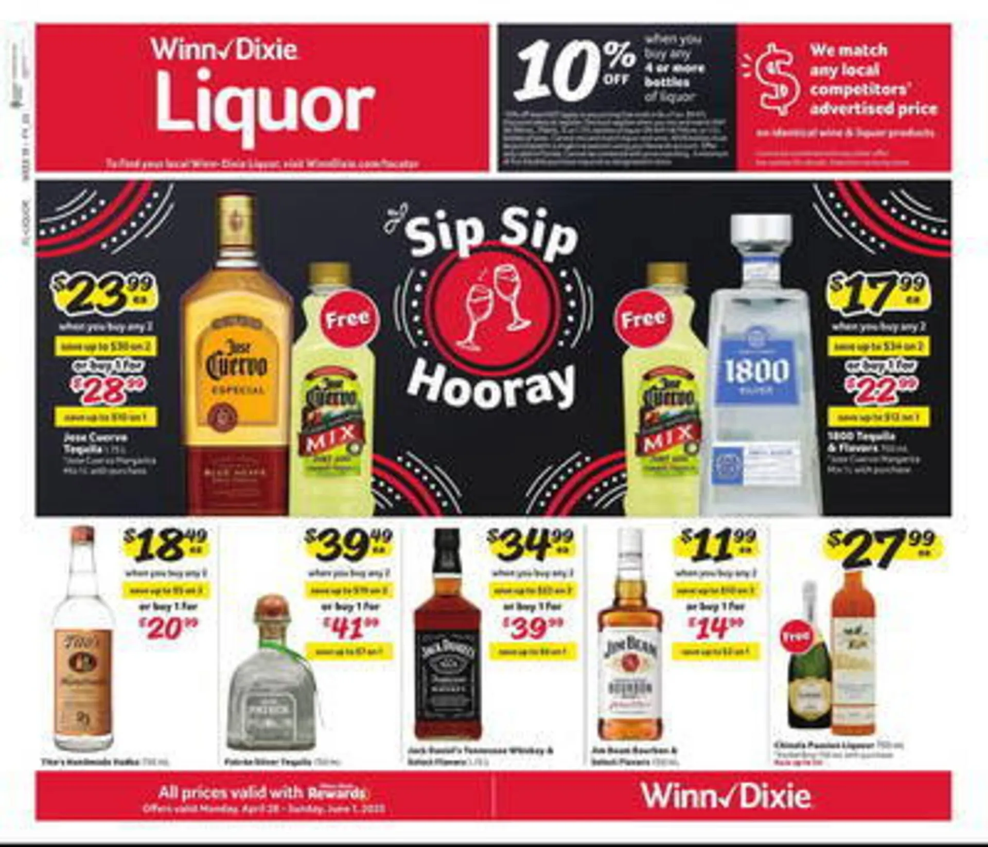 Weekly ad Winn Dixie Weekly Ad from April 28 to June 1 2025 - Page 1