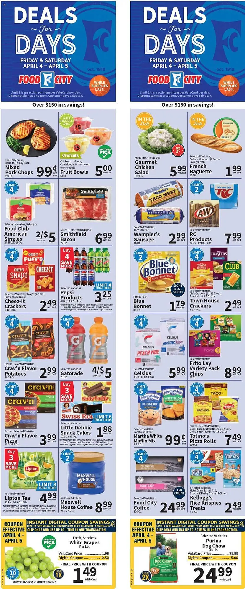 Weekly ad Food City Weekly Ad from April 2 to April 8 2025 - Page 1