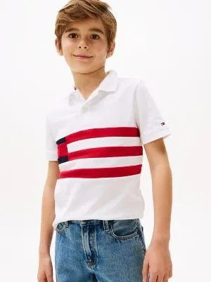 Kids' Colorblock Flag Polo