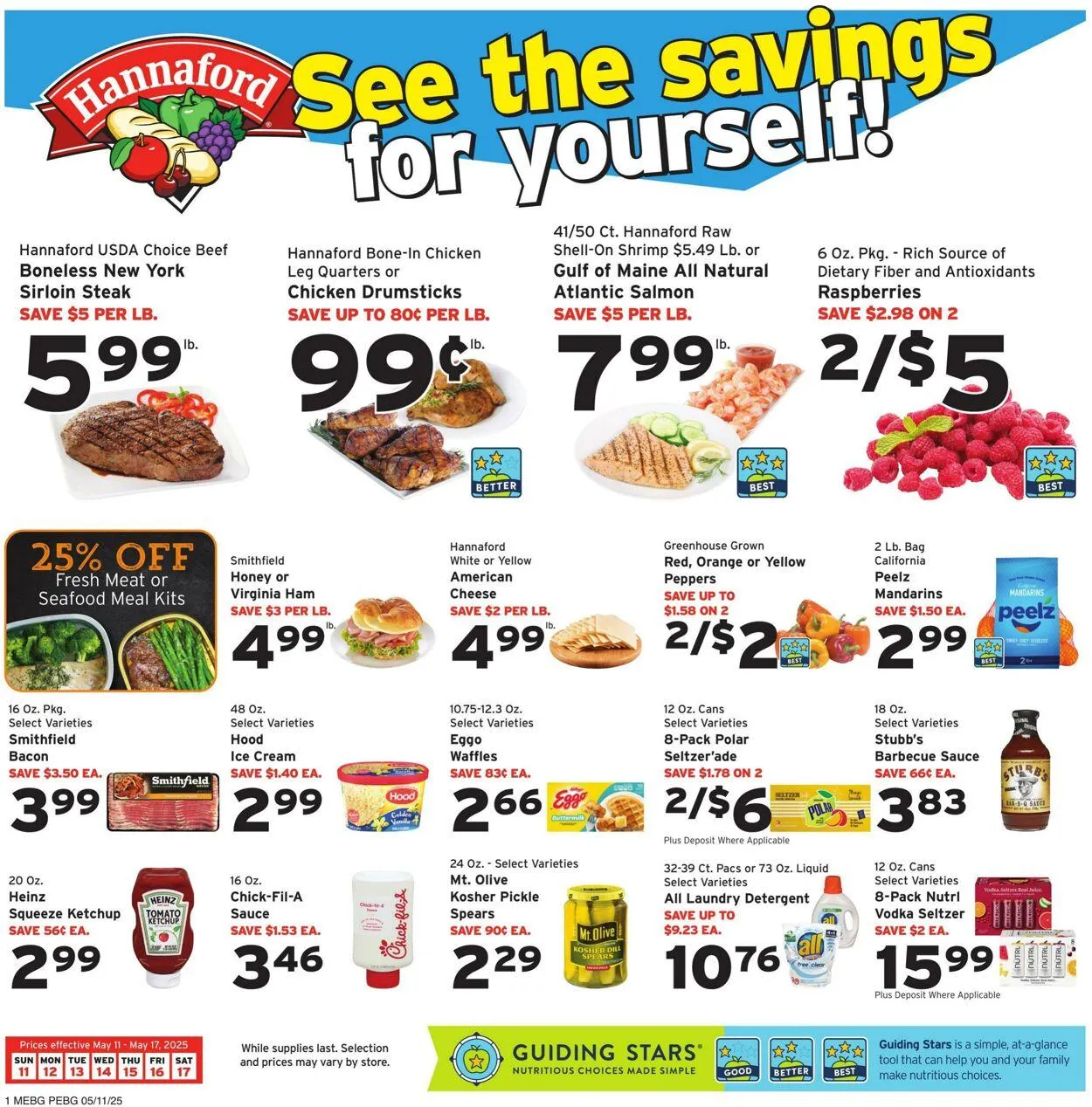 Weekly ad Hannaford Current weekly ad from May 11 to May 17 2025 - Page 1