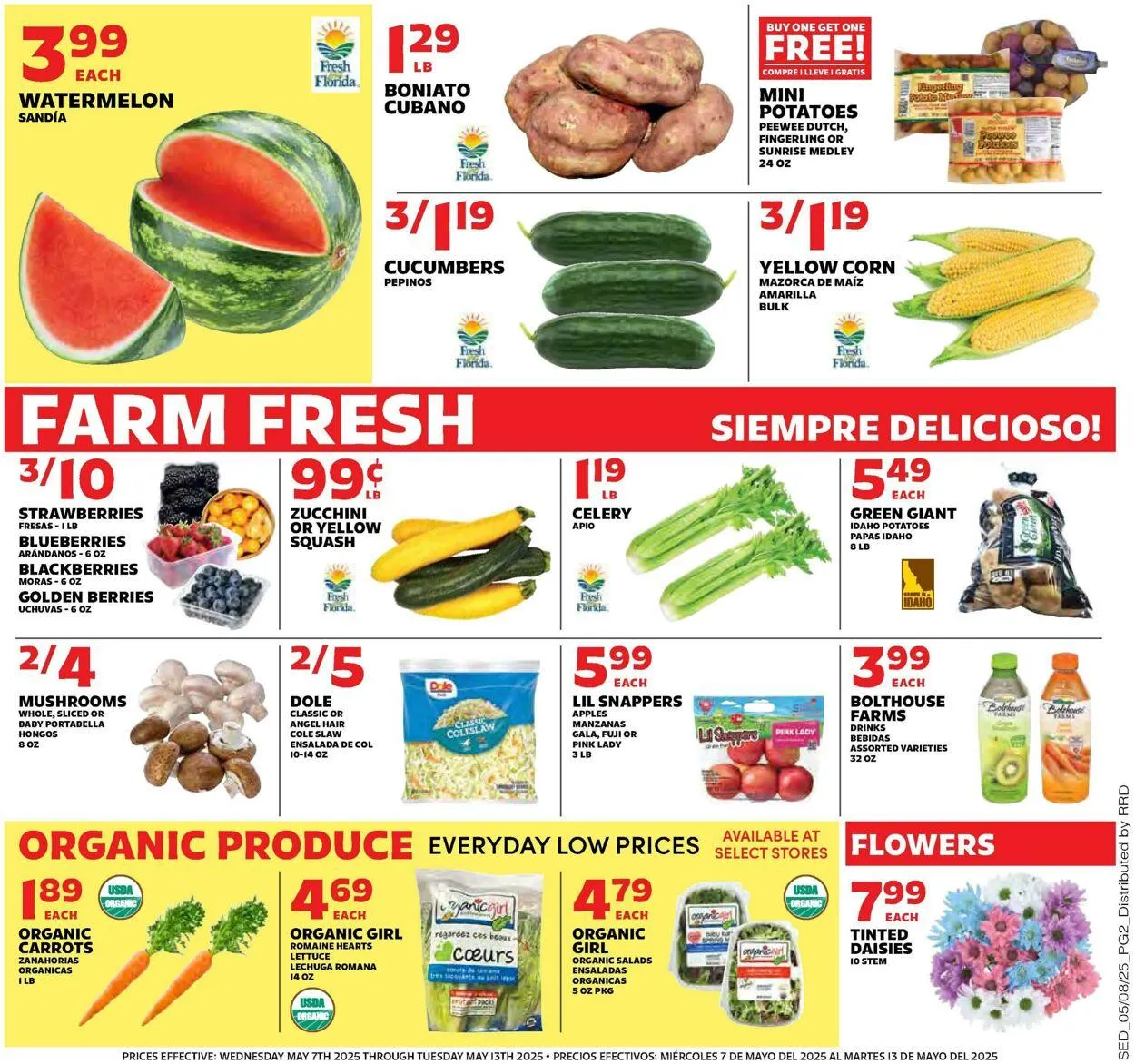 Weekly ad Sedano's from May 7 to May 13 2025 - Page 1