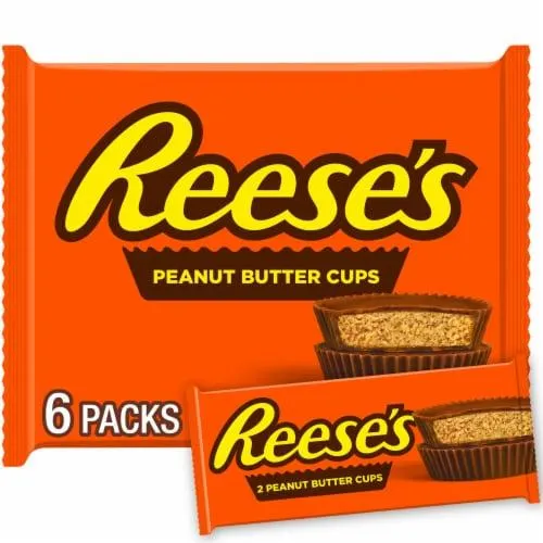 REESE'S Milk Chocolate Peanut Butter Cups Candy Packs