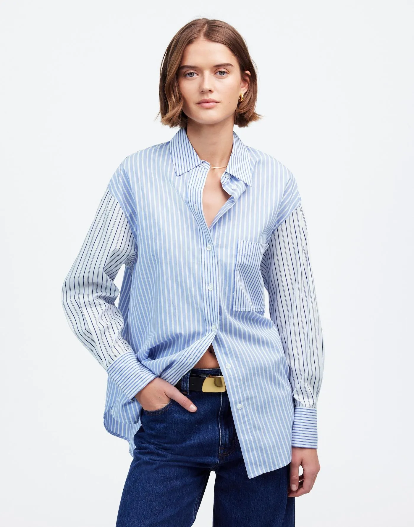 Oversized Button-Up Shirt