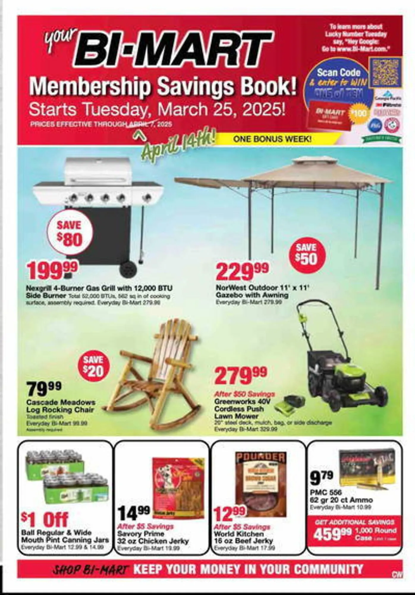 Weekly ad Bi-Mart Weekly Ad from March 25 to April 7 2025 - Page 25