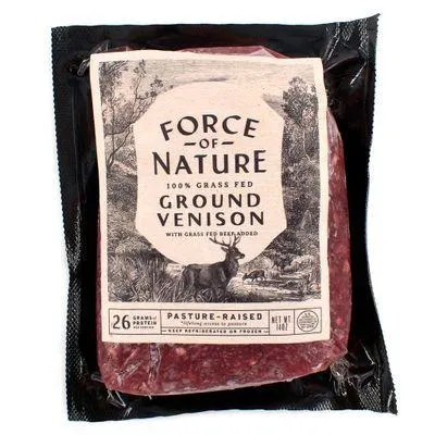 Force Of Nature Grass Fed Ground Venison