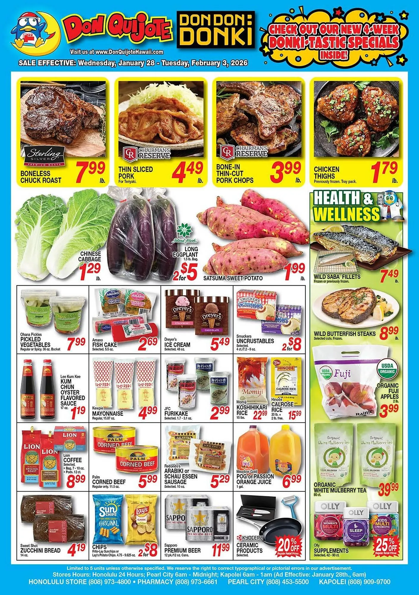 Don Quijote Hawaii weekly ad - 1