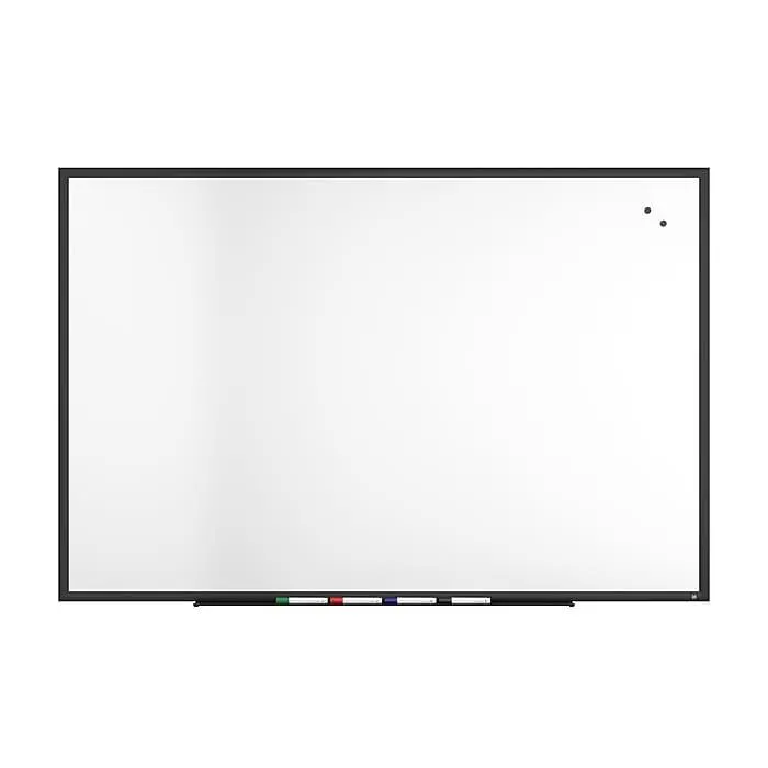 TRU RED™ Magnetic Porcelain Dry Erase Board,