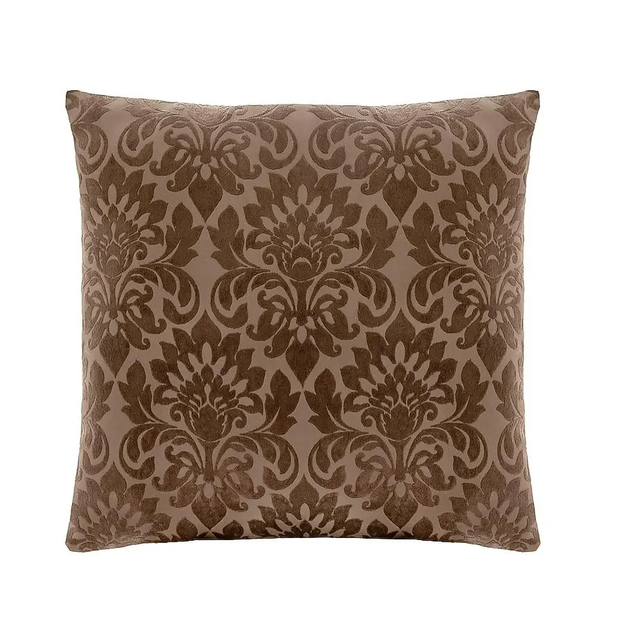 Achim Sutton 18-in x 18-in Brown Square Indoor Decorative Pillow