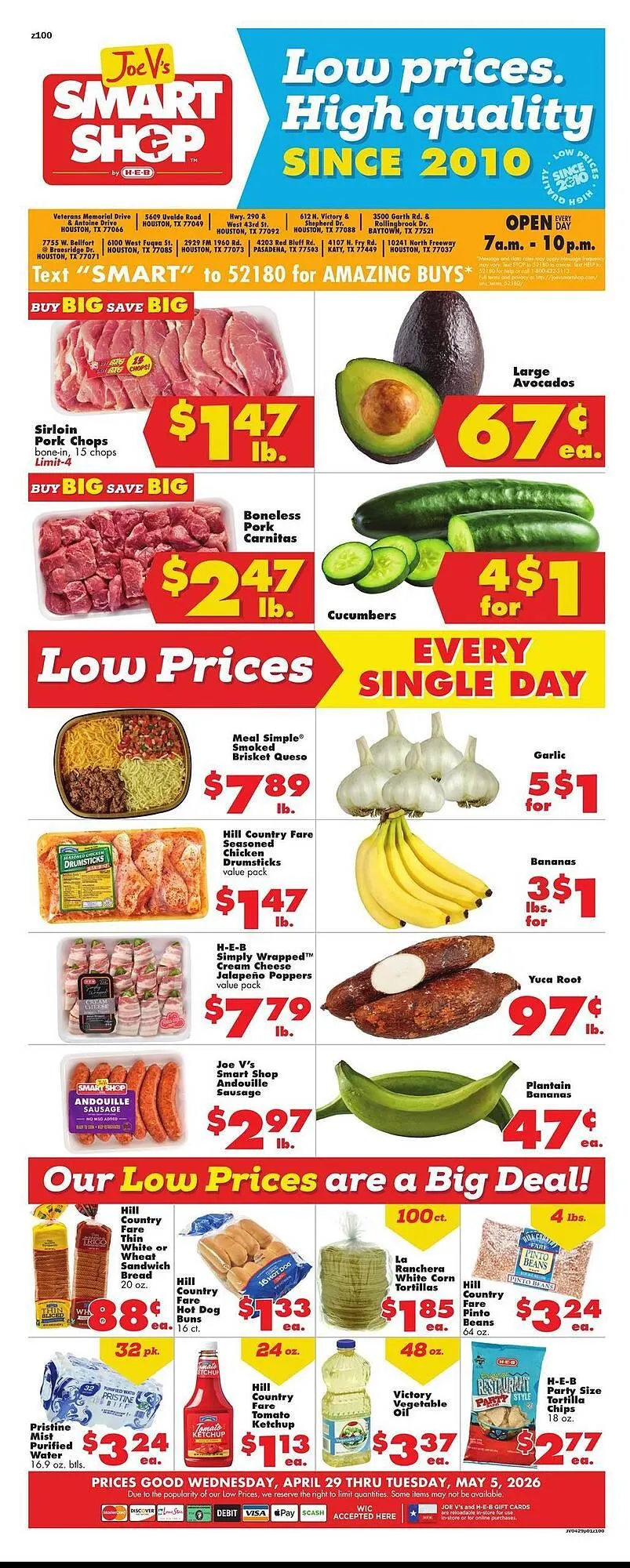 Weekly ad Joe V's Smart Shop weekly ad from April 29 to May 5 2026 - Page 1