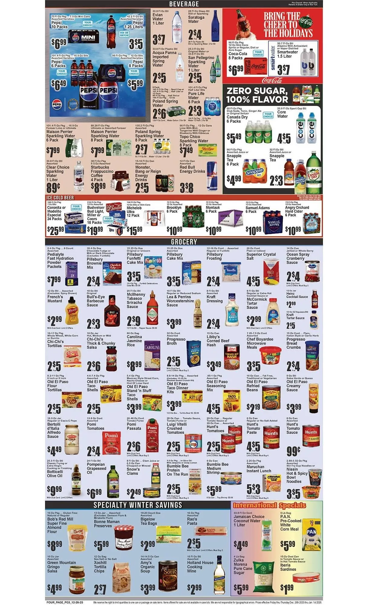 Weekly ad Food Universe circular from December 26 to January 1 2026 - Page 4