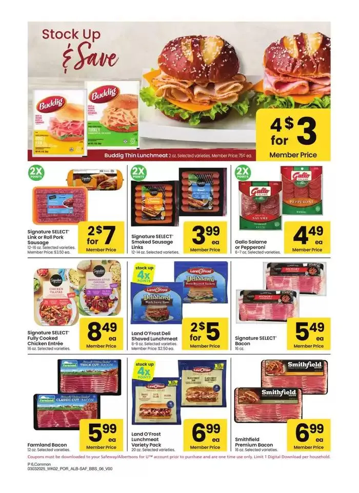 Weekly ad Albertsons - Portland - BBS from March 3 to March 30 2025 - Page 6