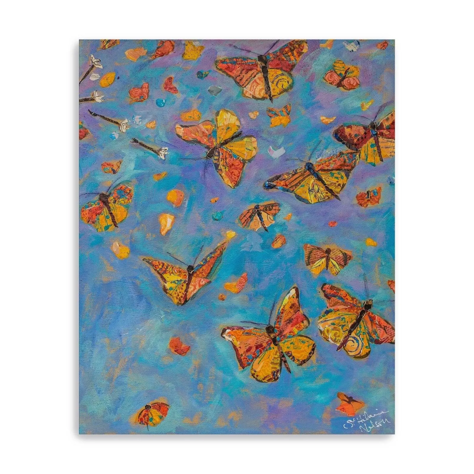 Monarch Migration Canvas Giclee