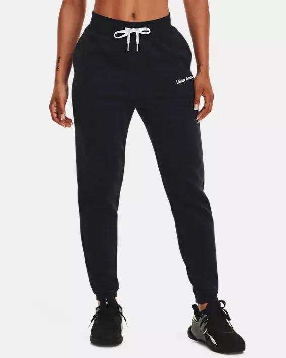 Women's UA Essential Fleece Script Pants