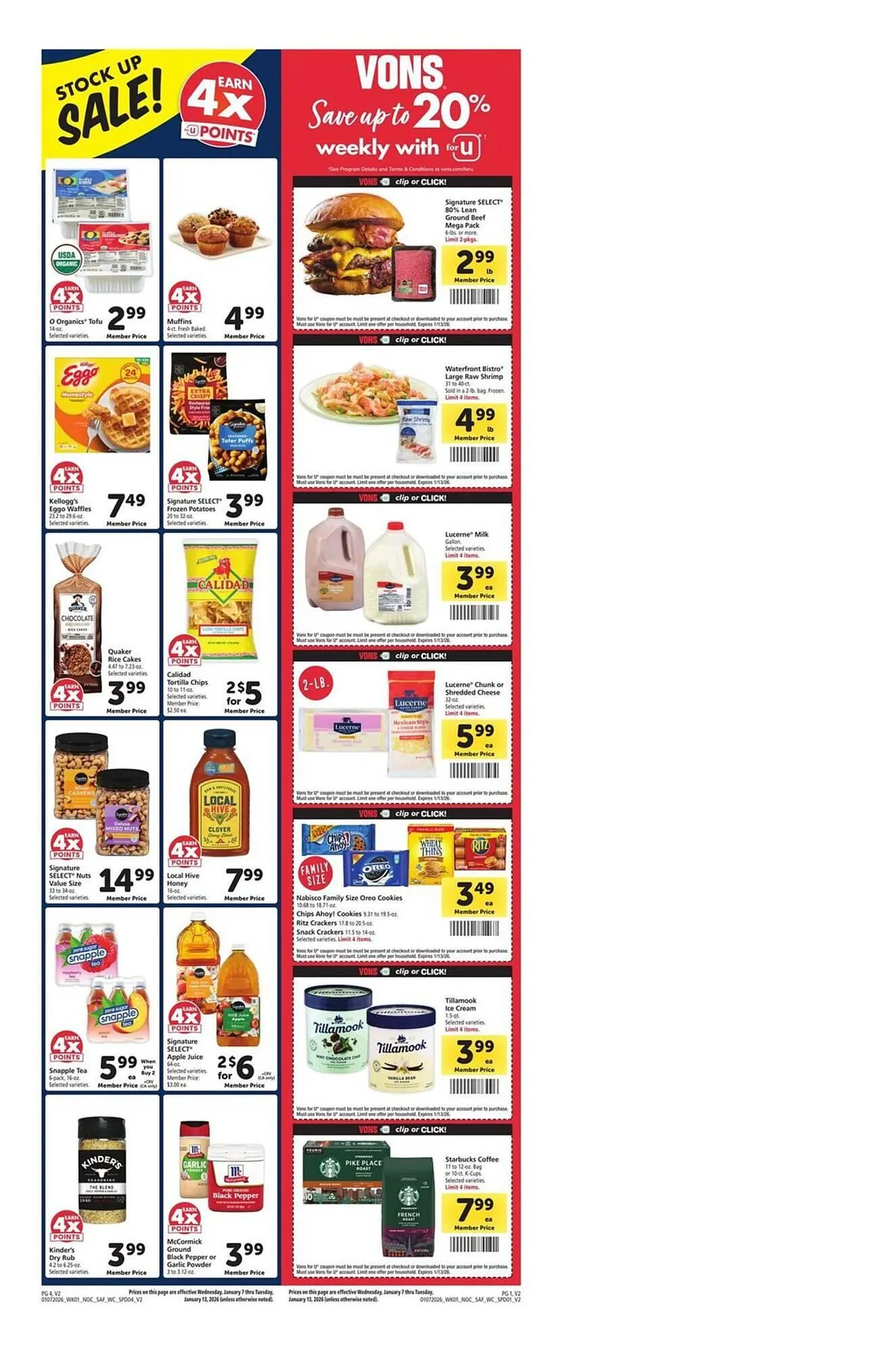 Vons weekly ad - 1