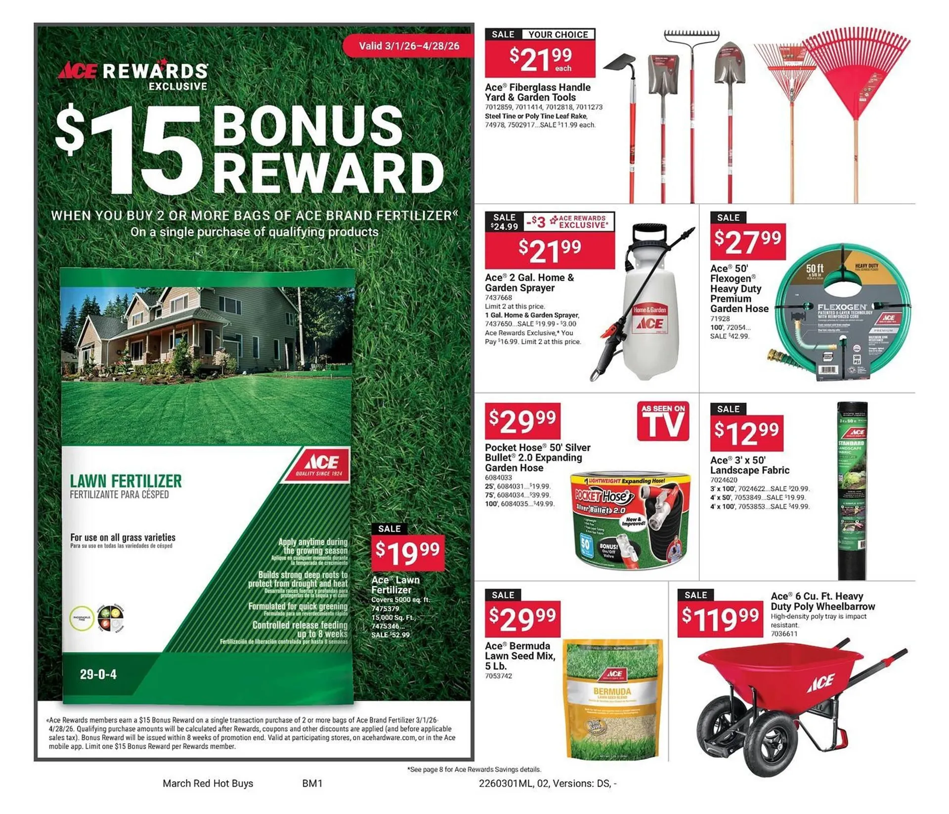 Weekly ad Ace Hardware flyer from March 1 to March 31 2026 - Page 2