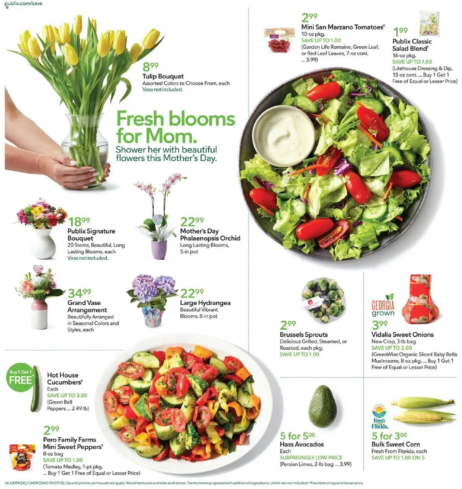 Weekly promotion Publix weekly ad spanning from May 6 to May 13 2026 - Page 6 for Catalogue 365