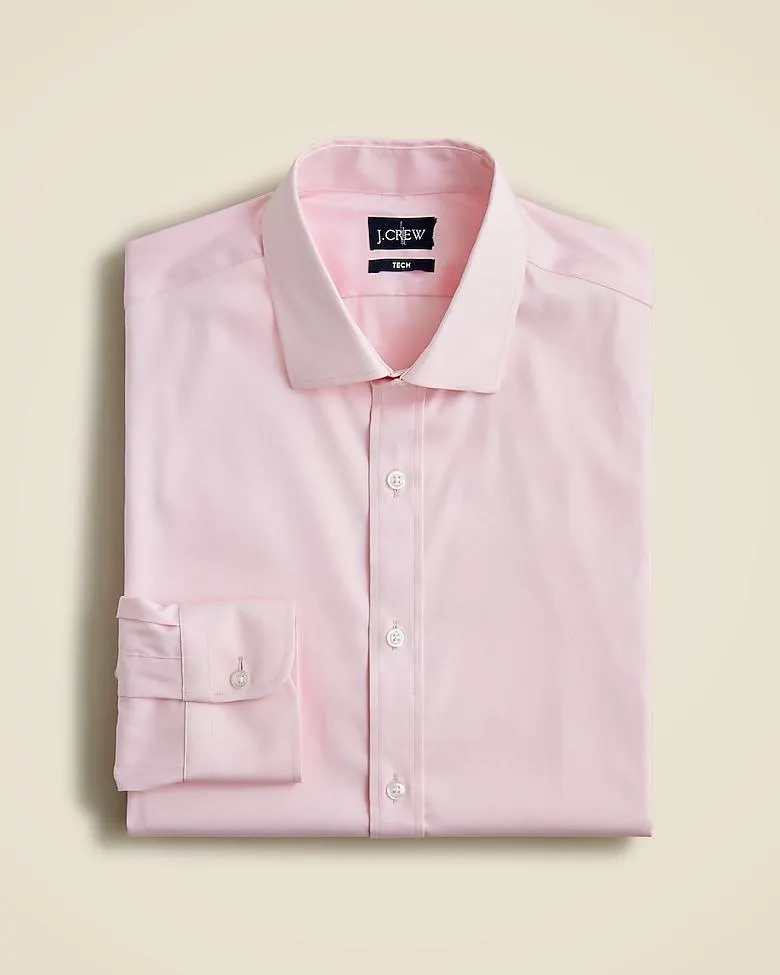 Bowery performance stretch dress shirt with spread collar