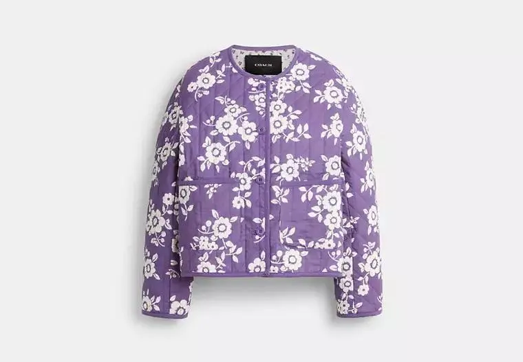 Quilted Floral Jacket