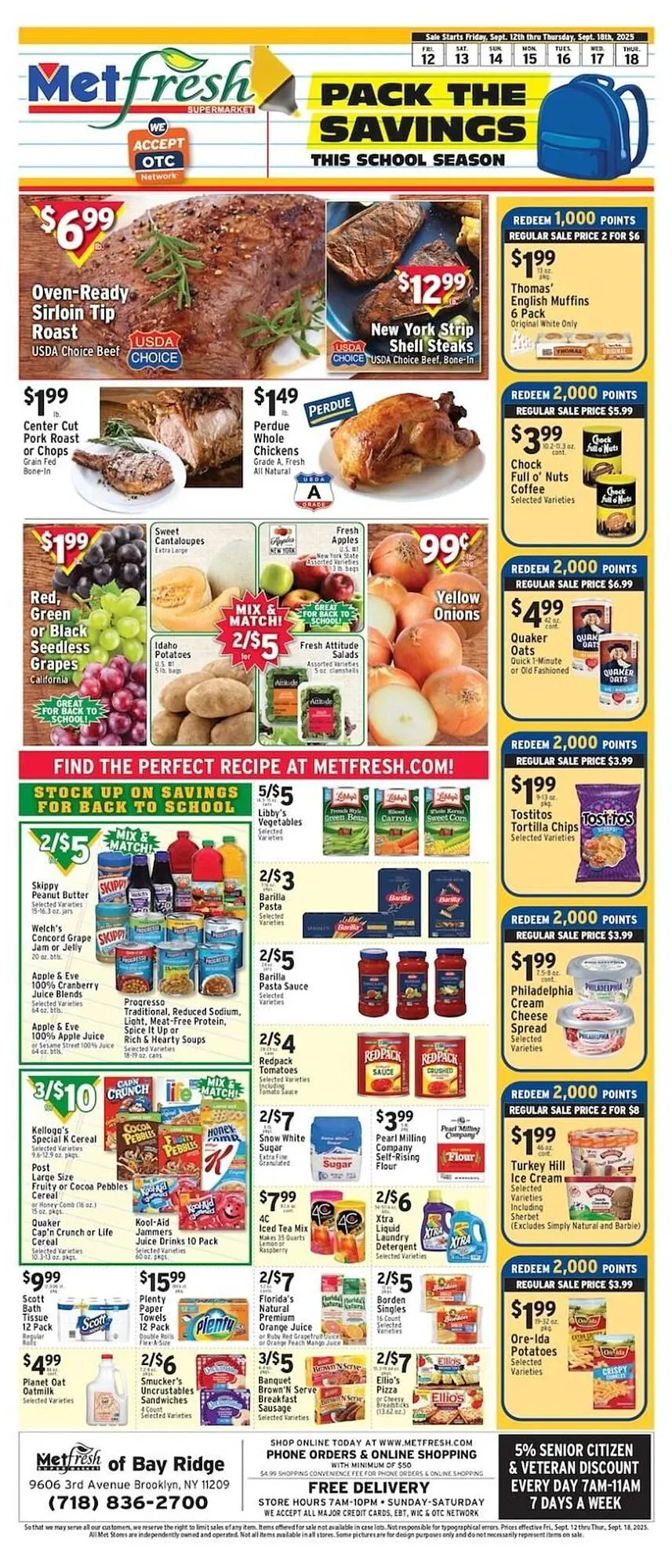 Weekly ad Met Foodmarkets weekly ad from September 12 to September 18 2025 - Page 1