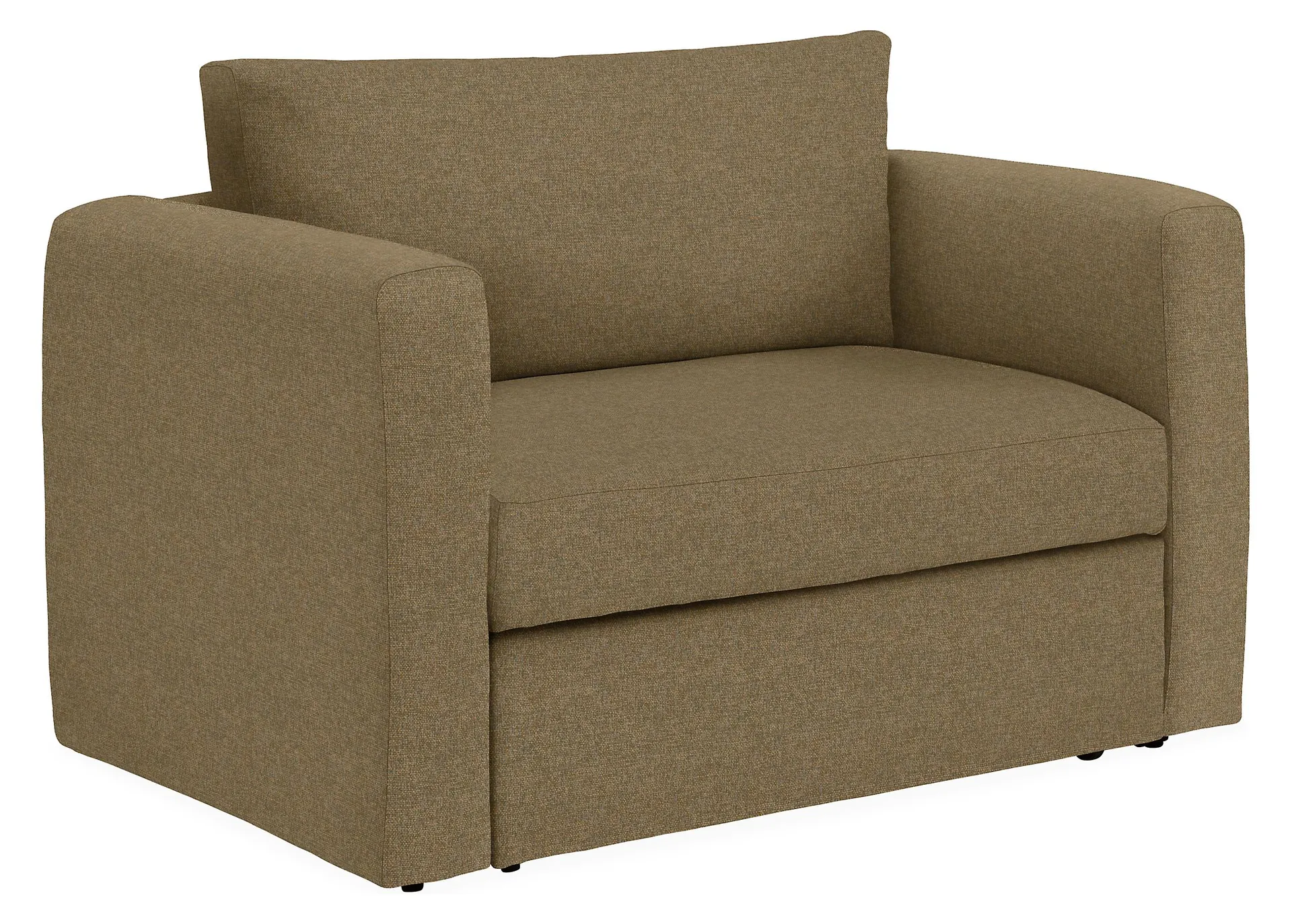 Oxford Track Arm Pop-Up Platform Chair and a Half in Tatum Wheat