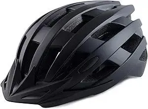 Adult Bike Helmets, Adjustable Mens Womens Bicycle Helmet, Lightweight Road Mountain Cycling Safety Sports Helmets with Detachable Visor