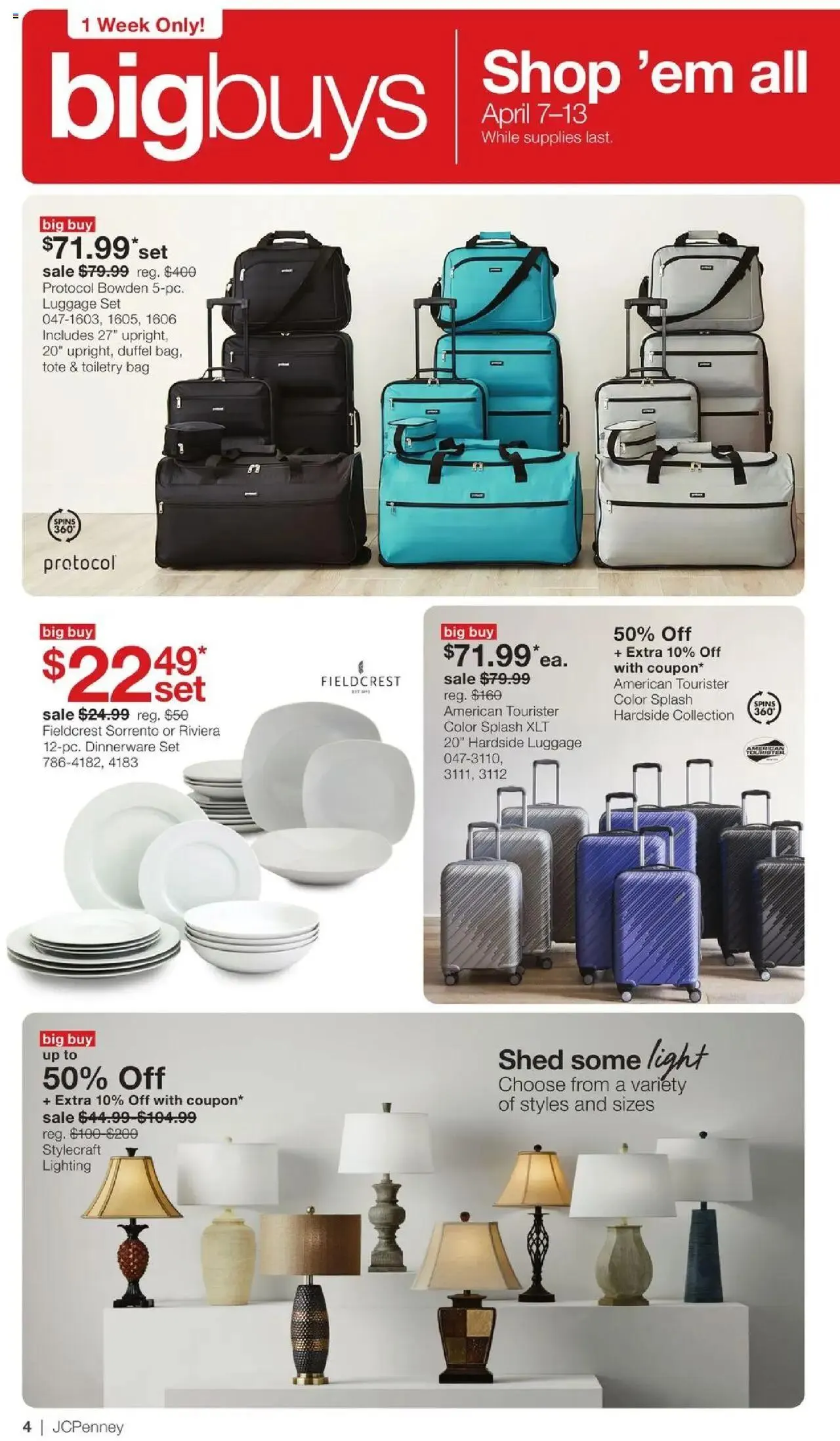 Weekly ad JCPenney Biggest Home Sale of the Season from April 7 to April 27 2025 - Page 3