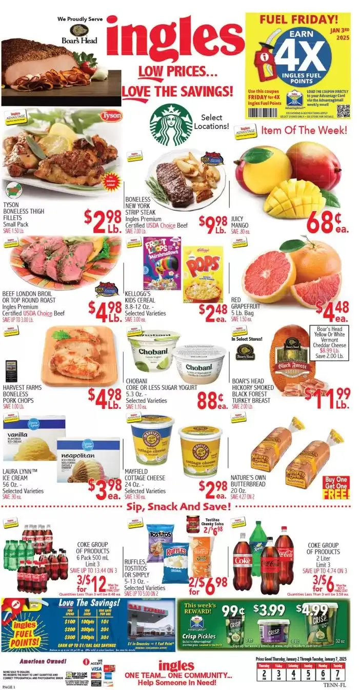 Weekly ad Current deals and offers from January 2 to January 9 2025 - Page 1