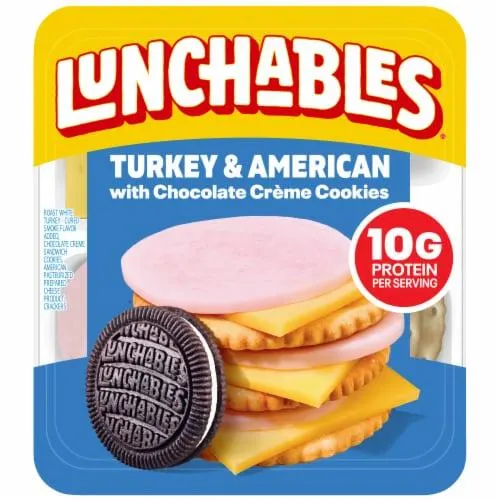 Lunchables Turkey & American with Chocolate Creme Cookies, Pack