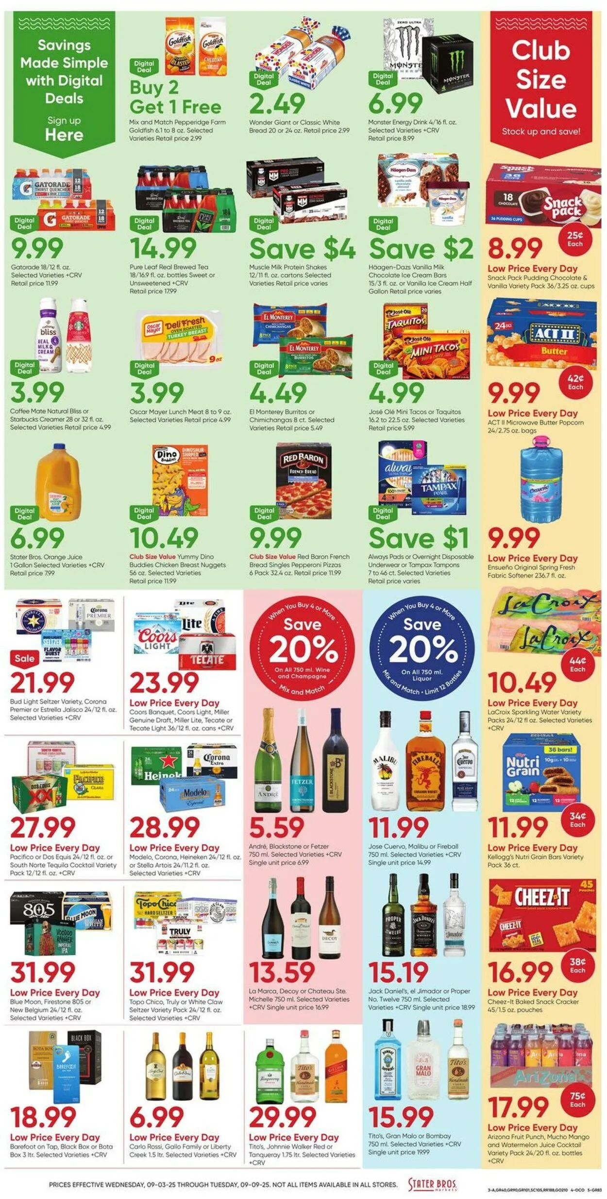 Weekly ad Stater Bros from September 3 to September 9 2025 - Page 3