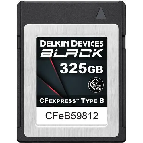 Delkin Devices 325GB BLACK CFexpress Type B Memory Card