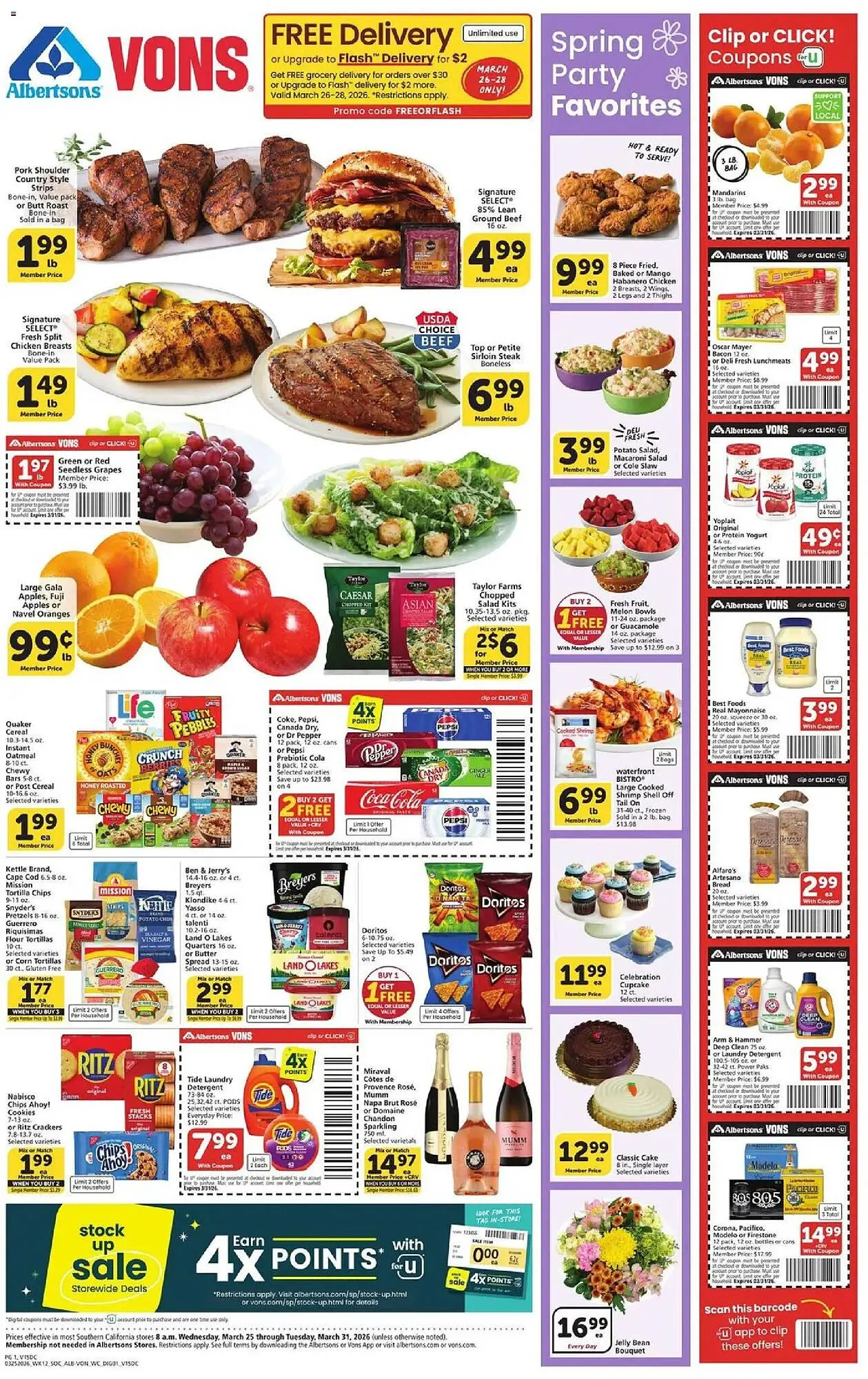 Vons weekly ad - 1