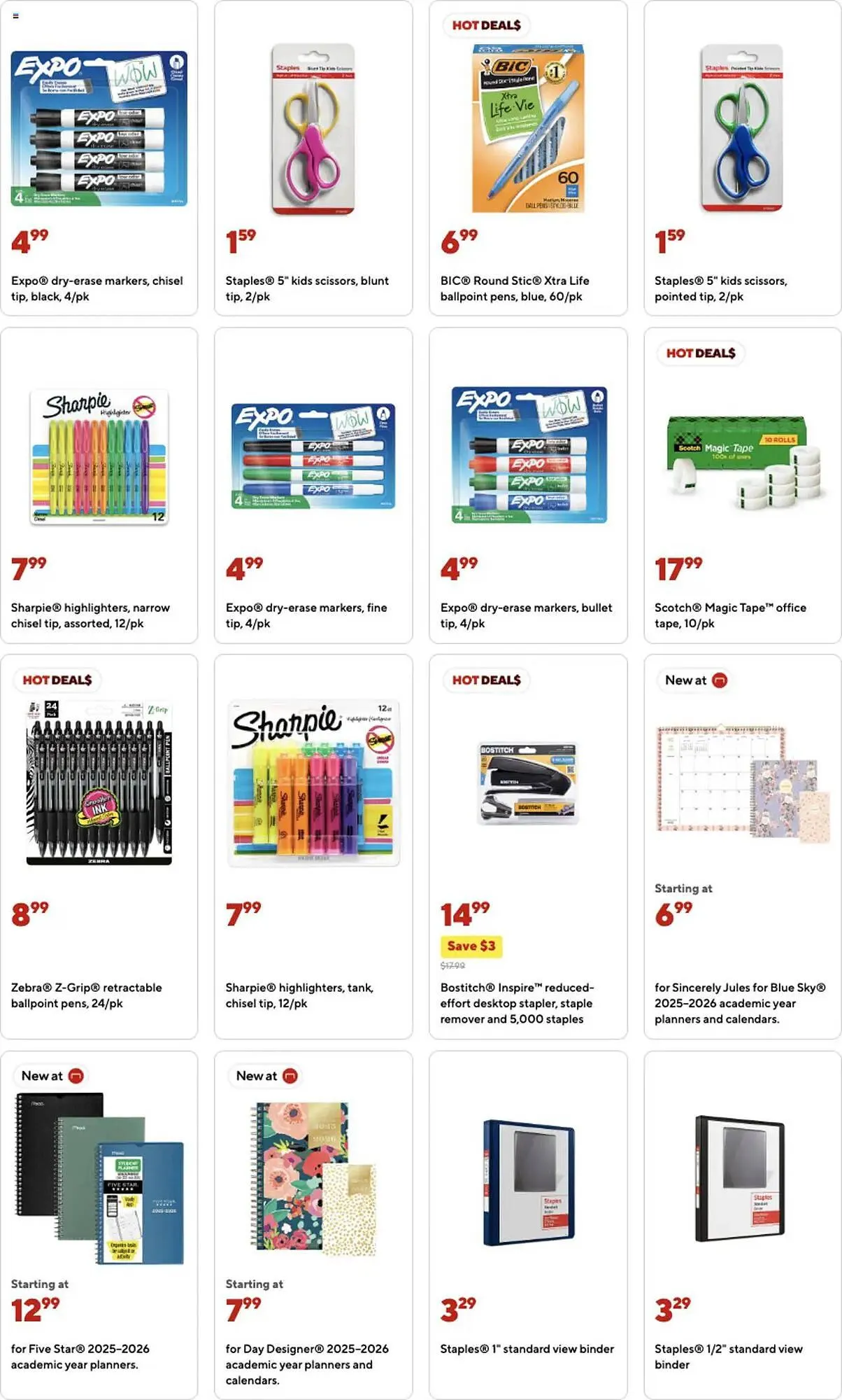 Weekly ad Staples Weekly Ad from July 27 to August 3 2025 - Page 4