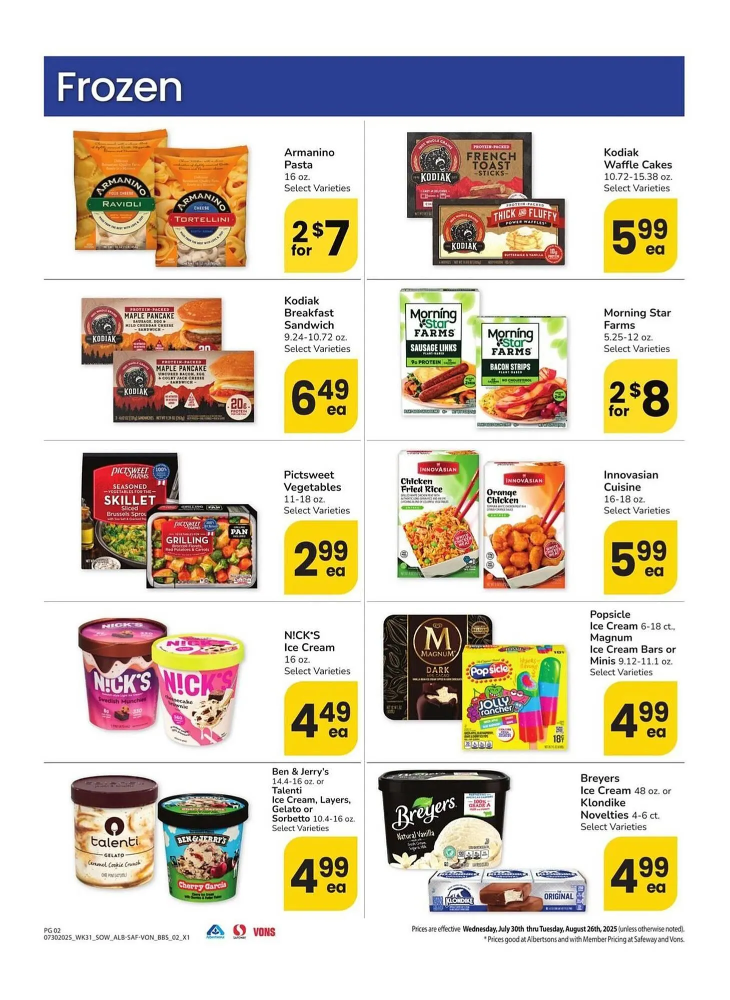 Weekly ad Albertsons Weekly Ad from July 30 to August 26 2025 - Page 2