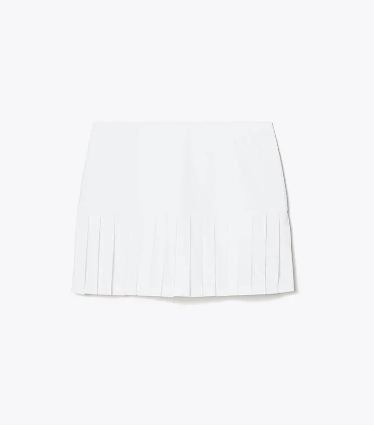 PLEATED-HEM TENNIS SKIRT