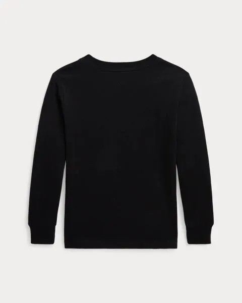 Polo Bear Cotton Long-Sleeve Tee