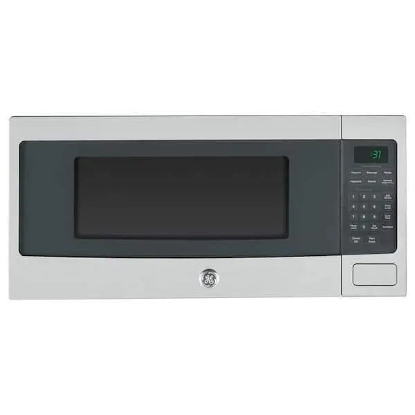 Profile 1.1 cu. ft. 800-Watt Countertop Microwave in Stainless Steel