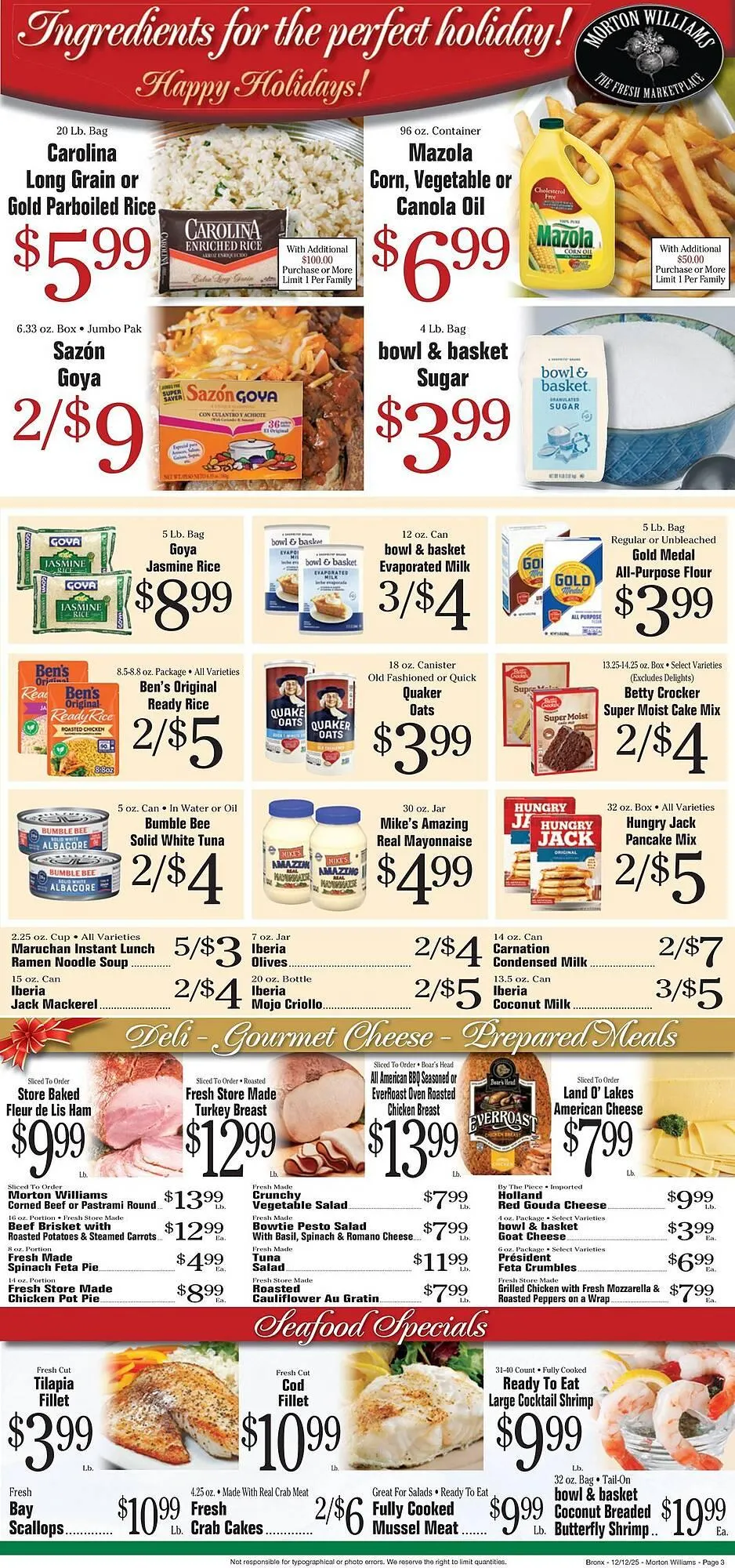 Weekly ad Morton Williams weekly ad from December 12 to December 18 2025 - Page 3