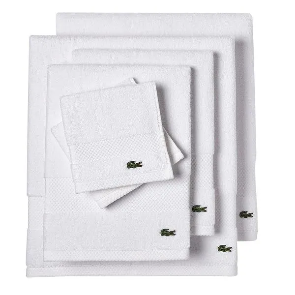 Lacoste Heritage Supima 100% Cotton 6 Piece Towel Set