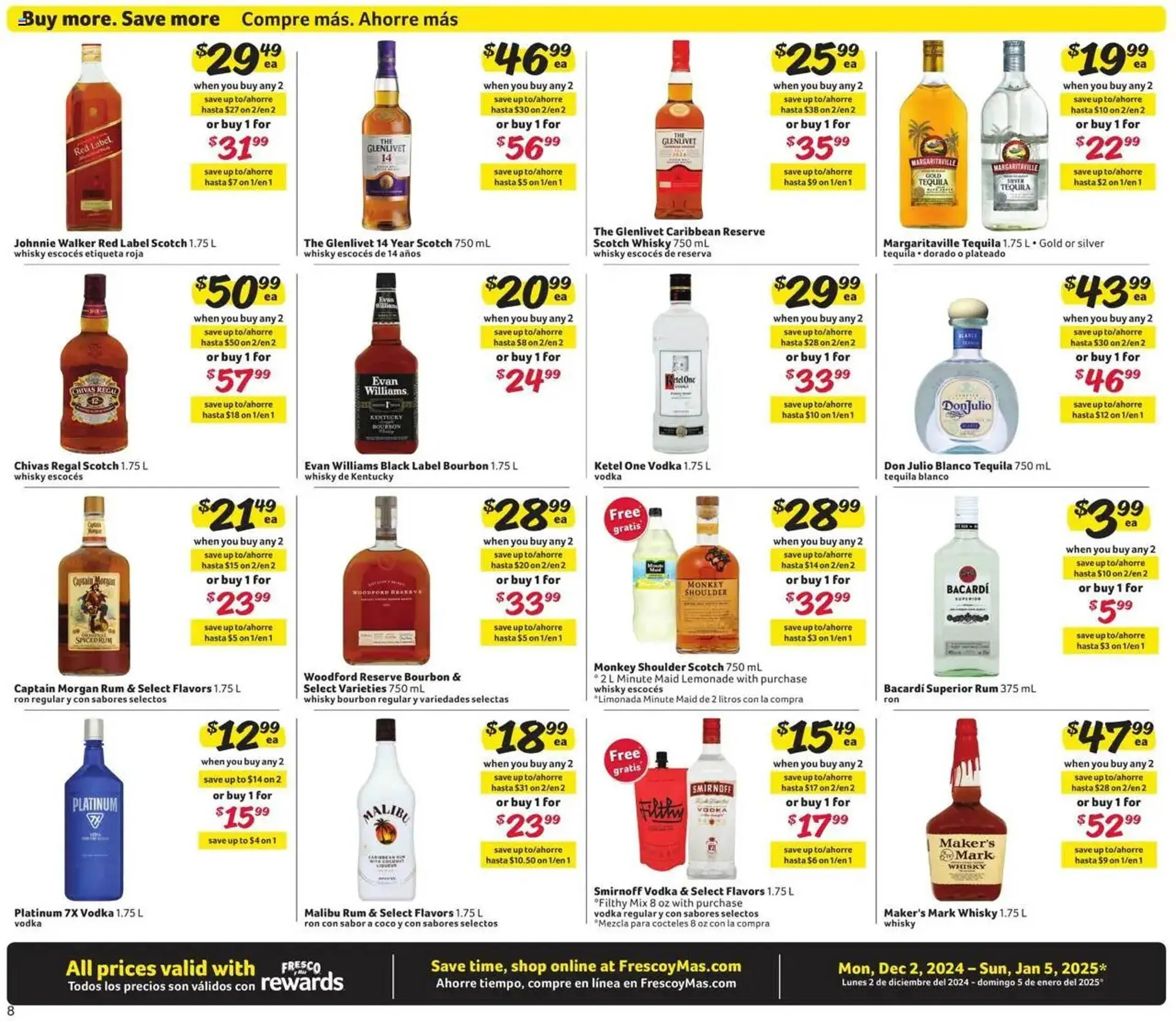 Weekly ad Fresco y Más Weekly Ad from December 2 to January 5 2025 - Page 8