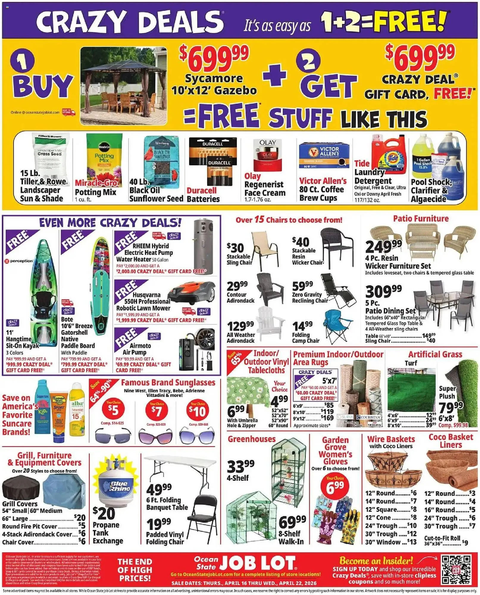 Weekly ad Ocean State Job Lot flyer from April 16 to April 23 2026 - Page 2