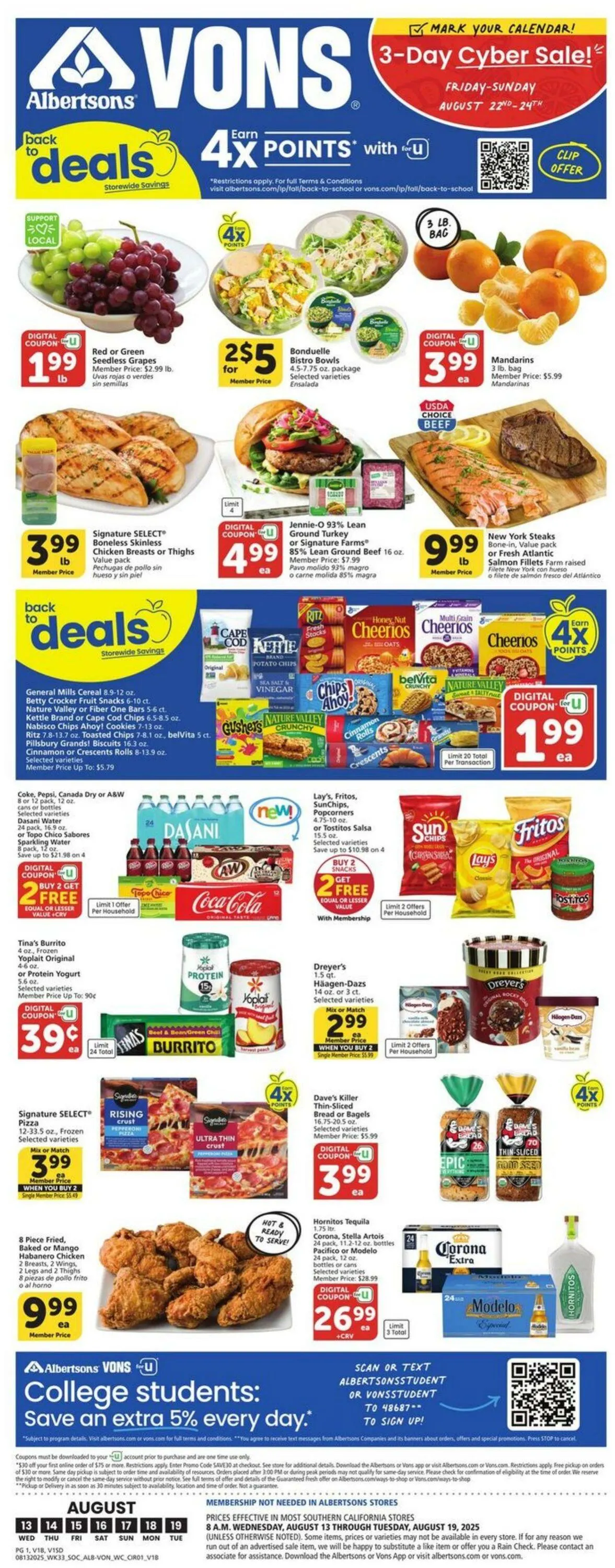 Vons Current weekly ad - 1