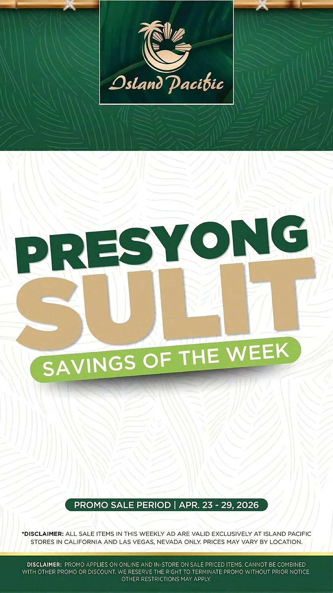 Weekly ad Island Pacific Market weekly ad from April 23 to April 29 2026 - Page 1