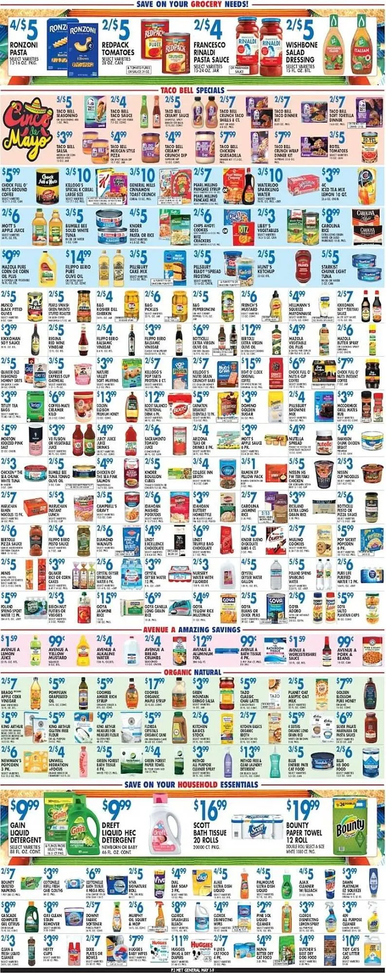 Weekly promotion Met Foodmarkets weekly ad spanning from May 3 to May 9 2026 - Page 2 for Catalogue 365