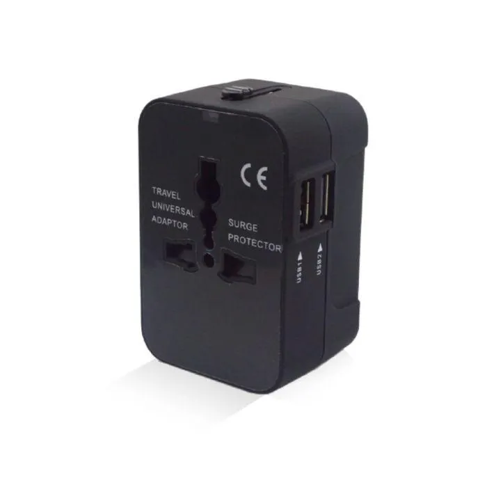 RadioShack Universal Travel Adapter 2 USB 2733316